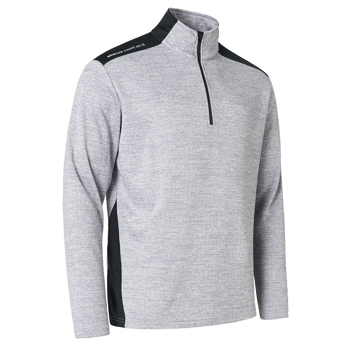 Vêtement intermédiaire Abacus Sunningdale 1/2 Zip, homme, Light grey/black, Small  | Online Golf