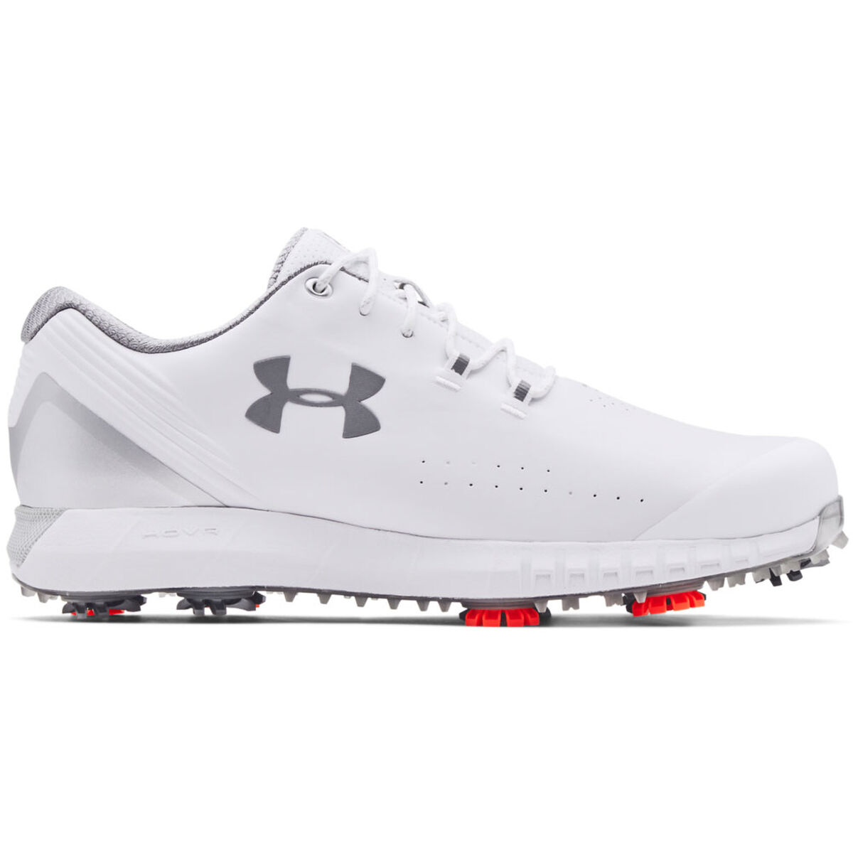 Chaussures Under Armour HOVR Drive, homme, 7, Blanc/Argent, Large | Online Golf
