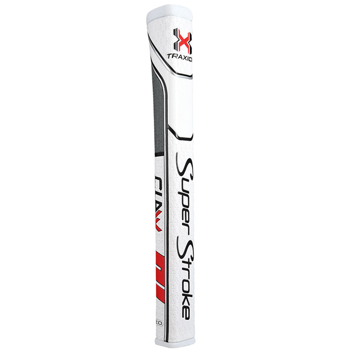 Poignée de Golf Putter SuperStroke Traxion Claw 1.0, homme, White/red/grey | Online Golf