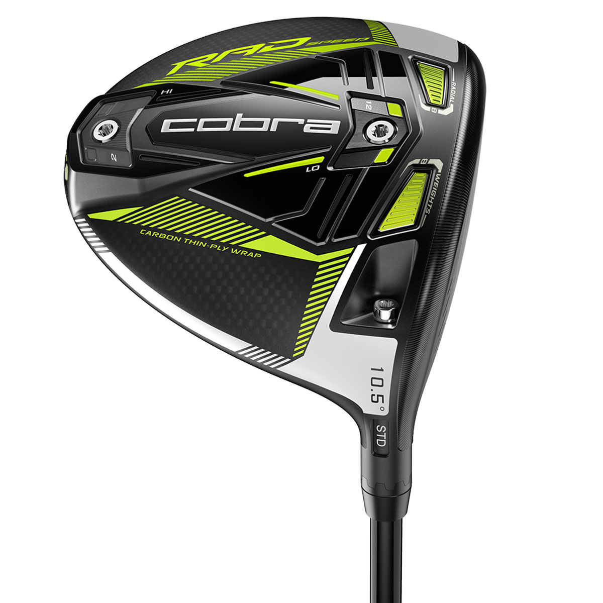 Golf Driver Cobra Golf RADSPEED, homme, Rigide, Main Droite, 9°, Fujikura motore x | Online Golf