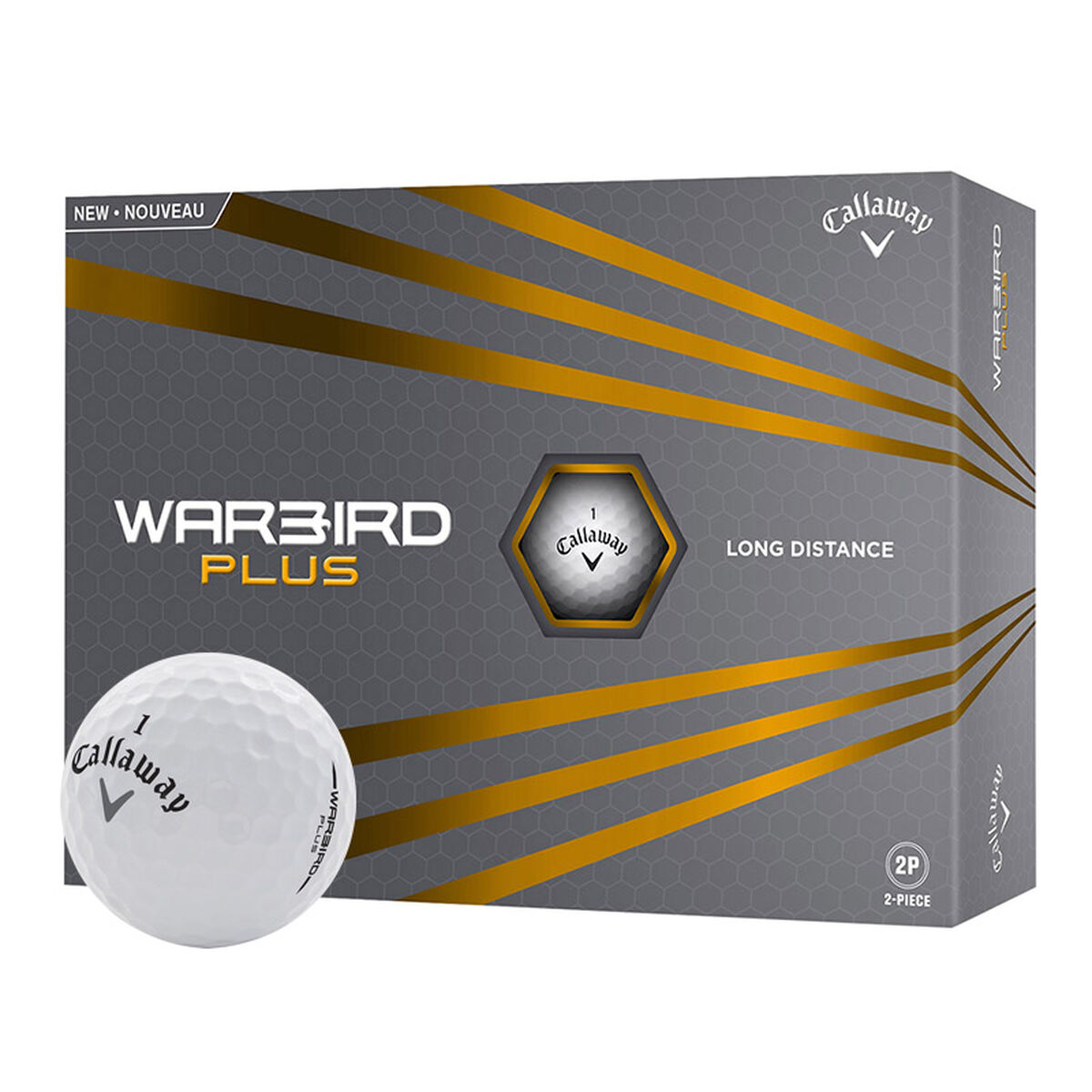 12 Balles de golf Callaway Warbird Plus, homme, Blanc | Online Golf