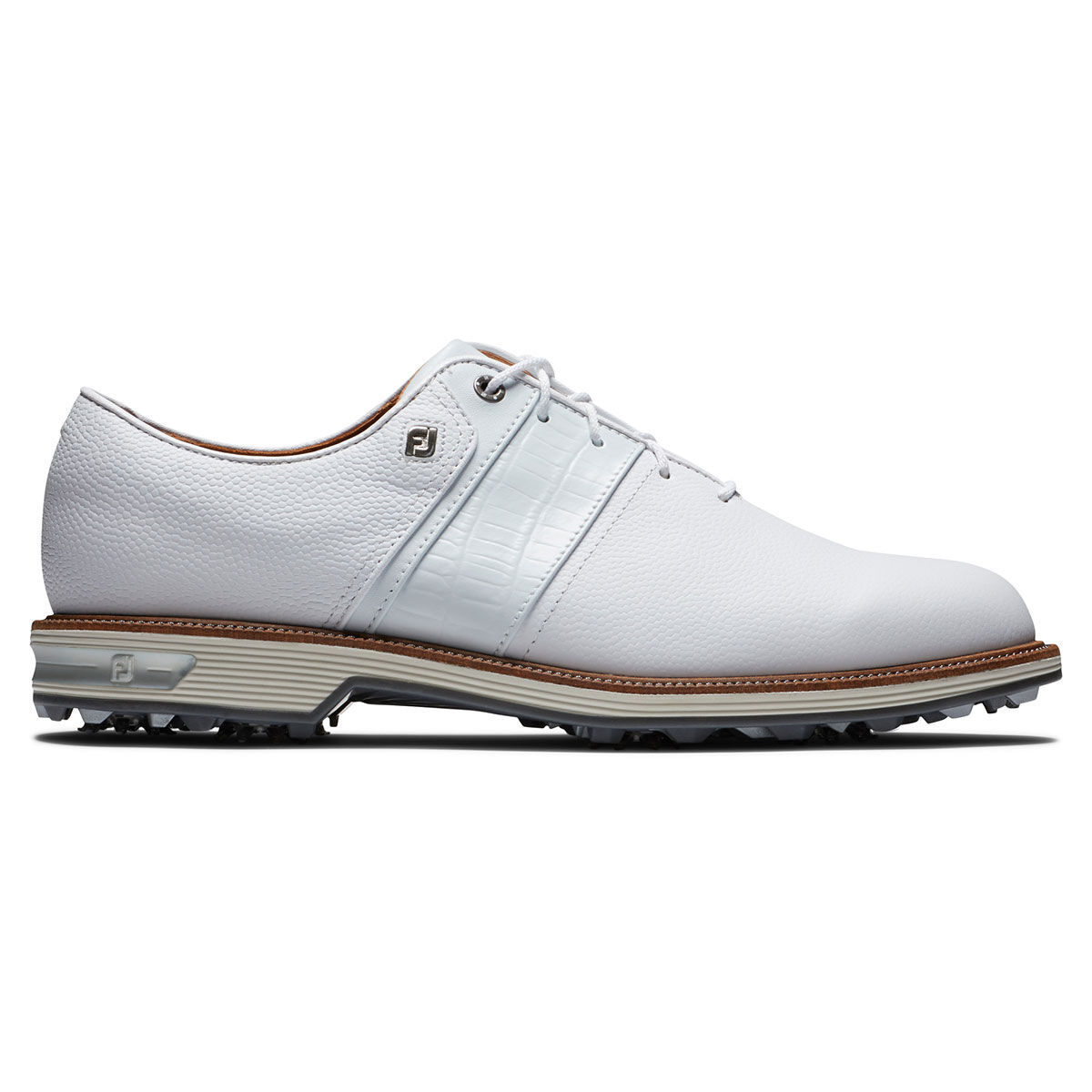 Chaussures FootJoy Premiere Packard, homme, 7, Blanc, Normal | Online Golf