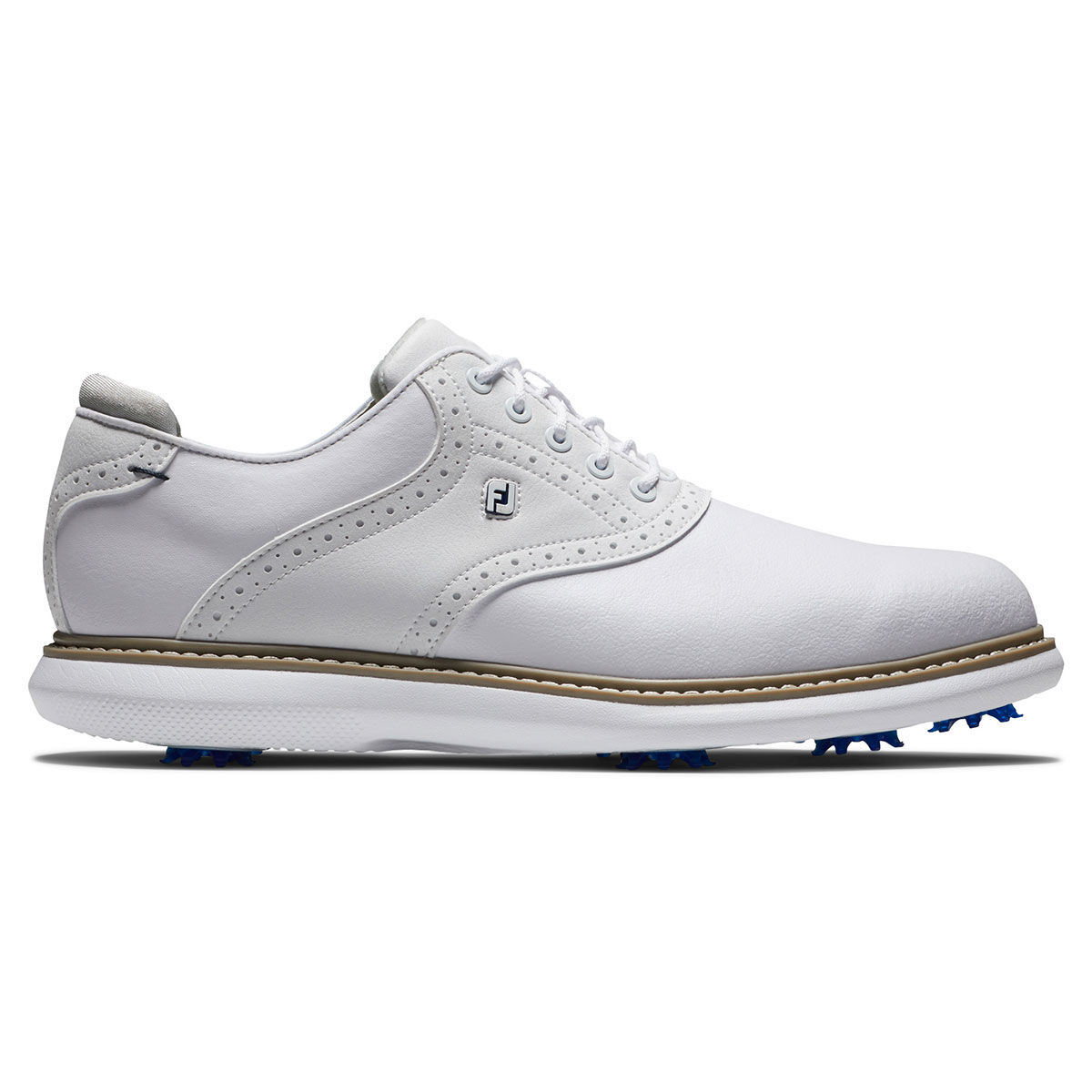 Chaussures FootJoy Traditions, homme, 7, Blanc, Normal | Online Golf