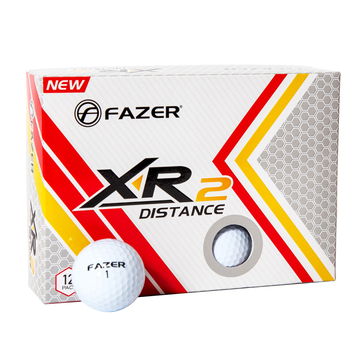 12 balles de golf Fazer XR2 Distance, homme, Blanc | Online Golf