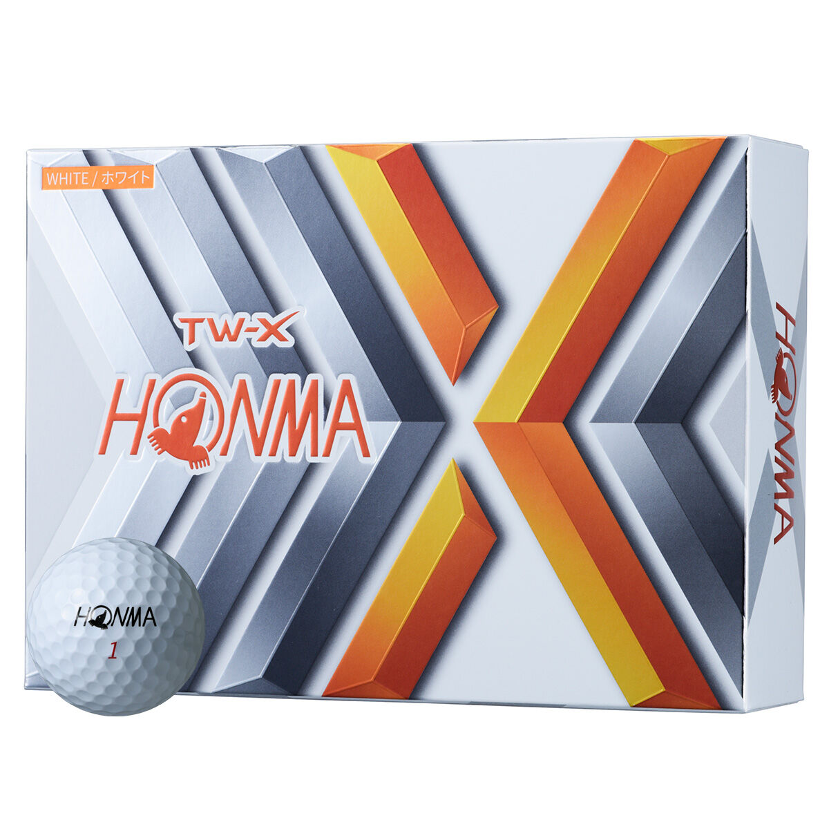 12 Balles de golf Honma TW-X Urethane, homme, Blanc | Online Golf