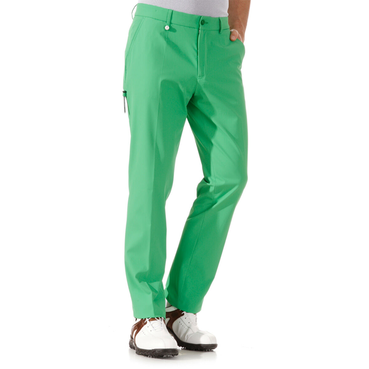 Pantalon GOLFINO 4-Way Stretch, homme, Normal, Vert, 36 | Online Golf