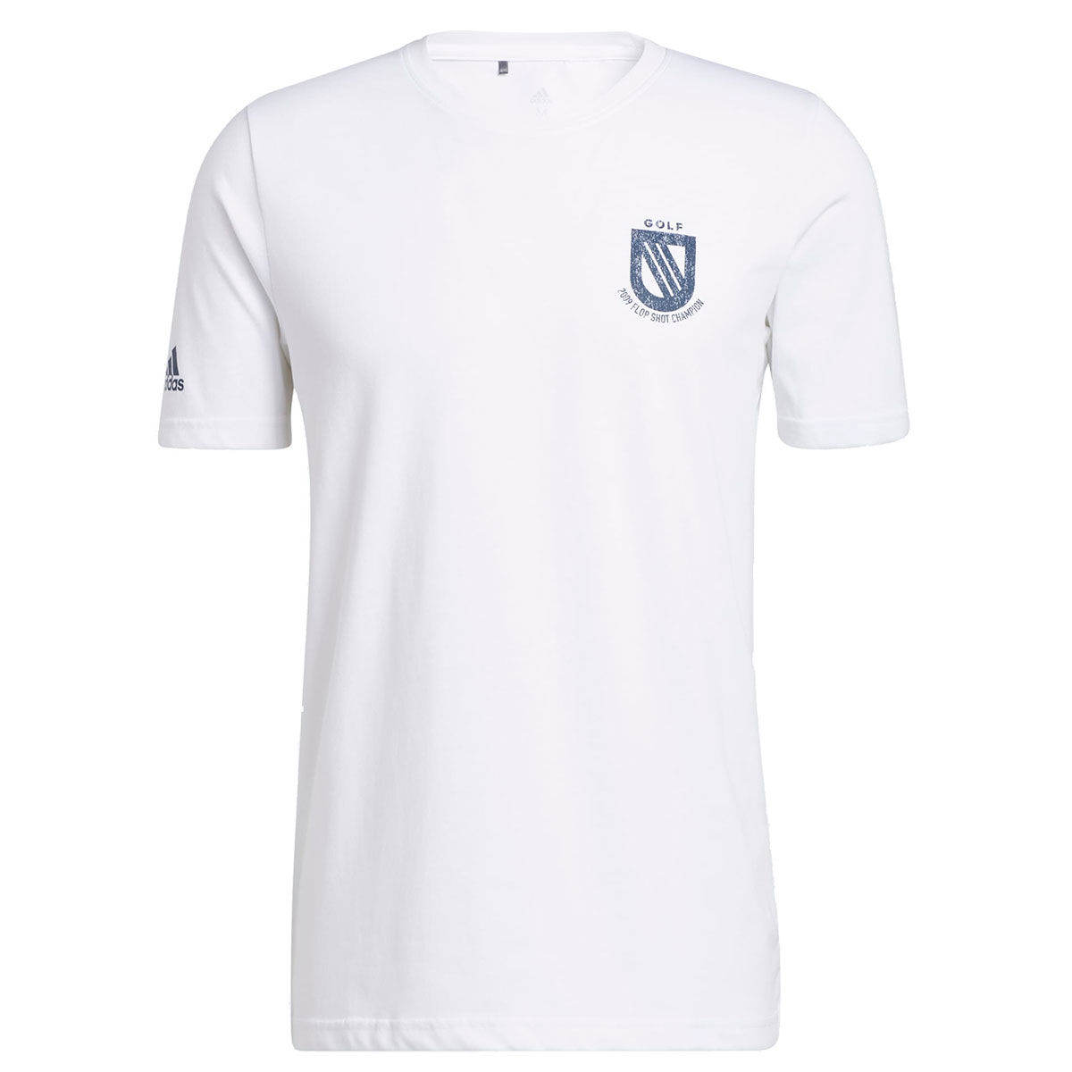 T-Shirt adidas Golf Championship, homme, Petit, Blanc/Marine | Online Golf