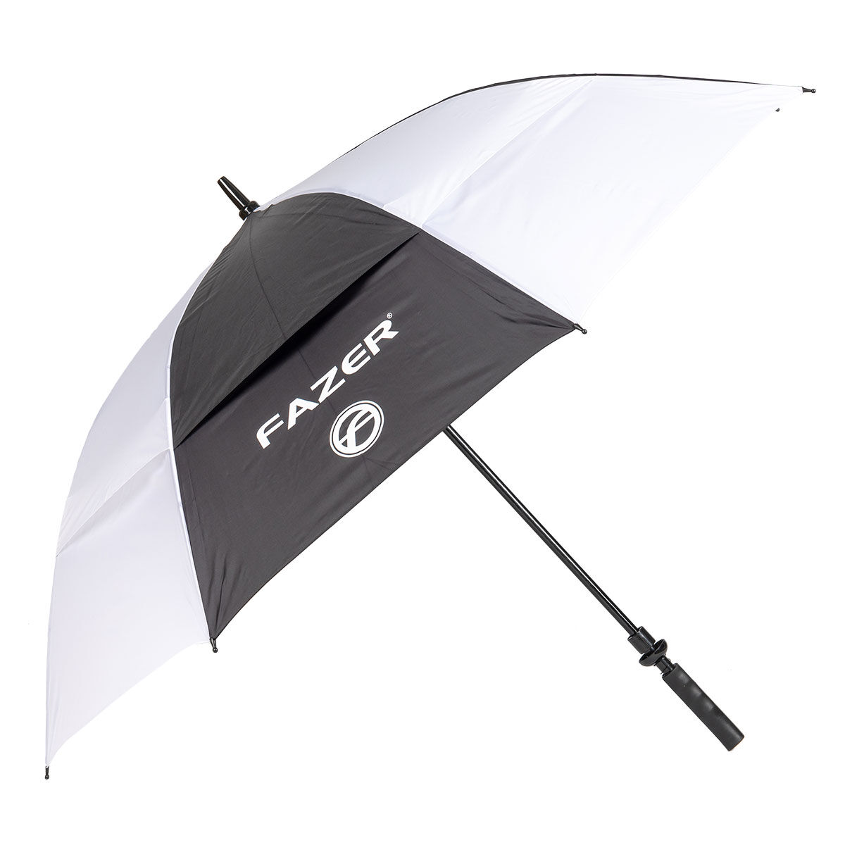 Parapluie Fazer Dual Canopy, homme, Blanc/Noir | Online Golf