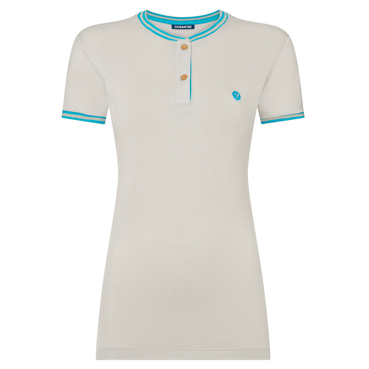 OCEANTEE Oceanic Golf Polo Shirt pour femmes, femme, Petit, Light grey | Online Golf
