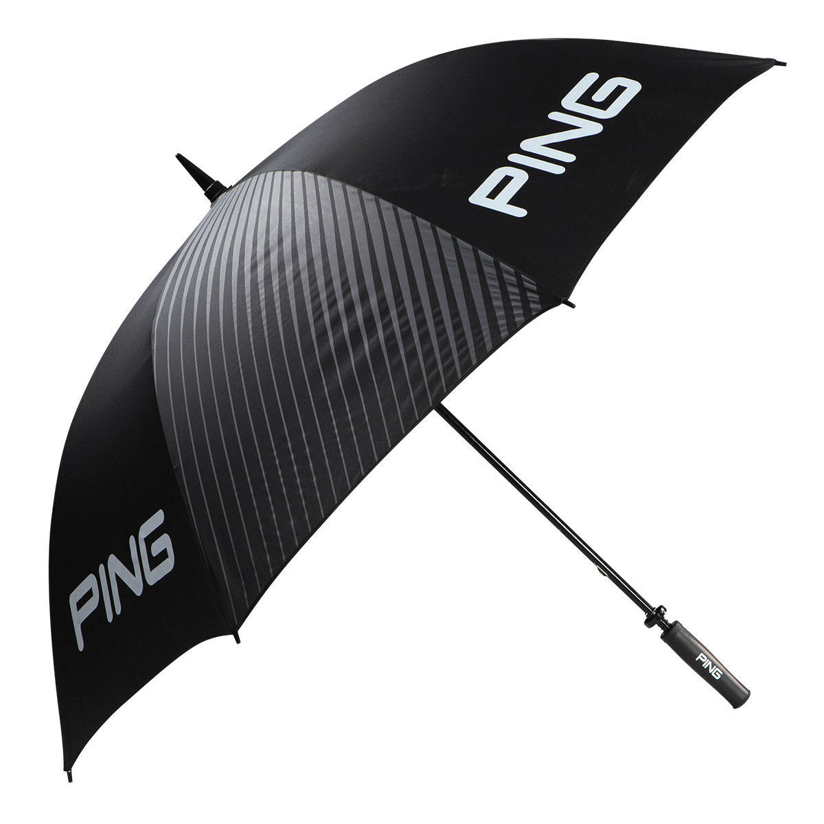 Parapluie PING Single Canopy 62, homme, Noir/Gris | Online Golf