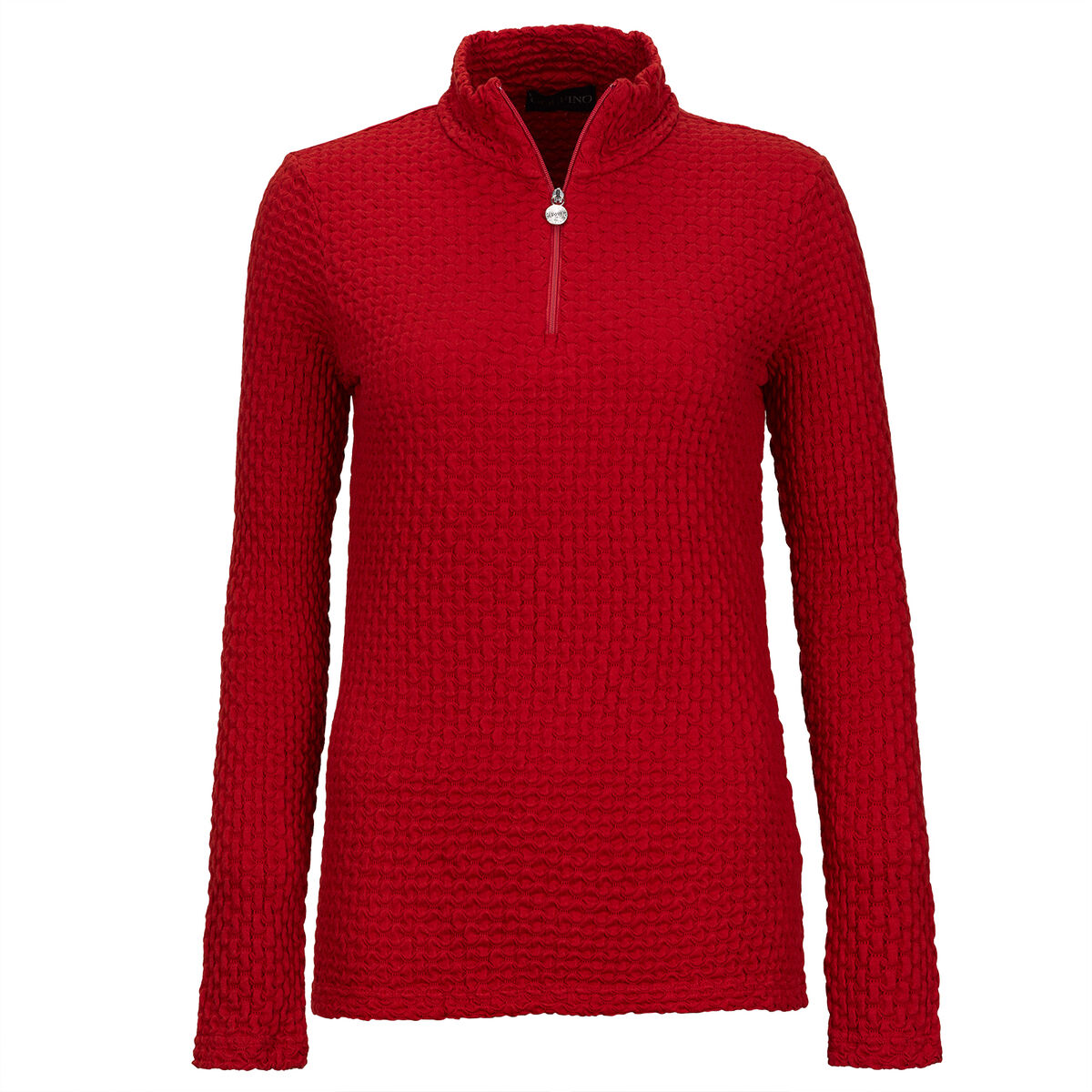 Polo GOLFINO Marcella Long-Sleeve pour femme, femme, 8, Rouge | Online Golf