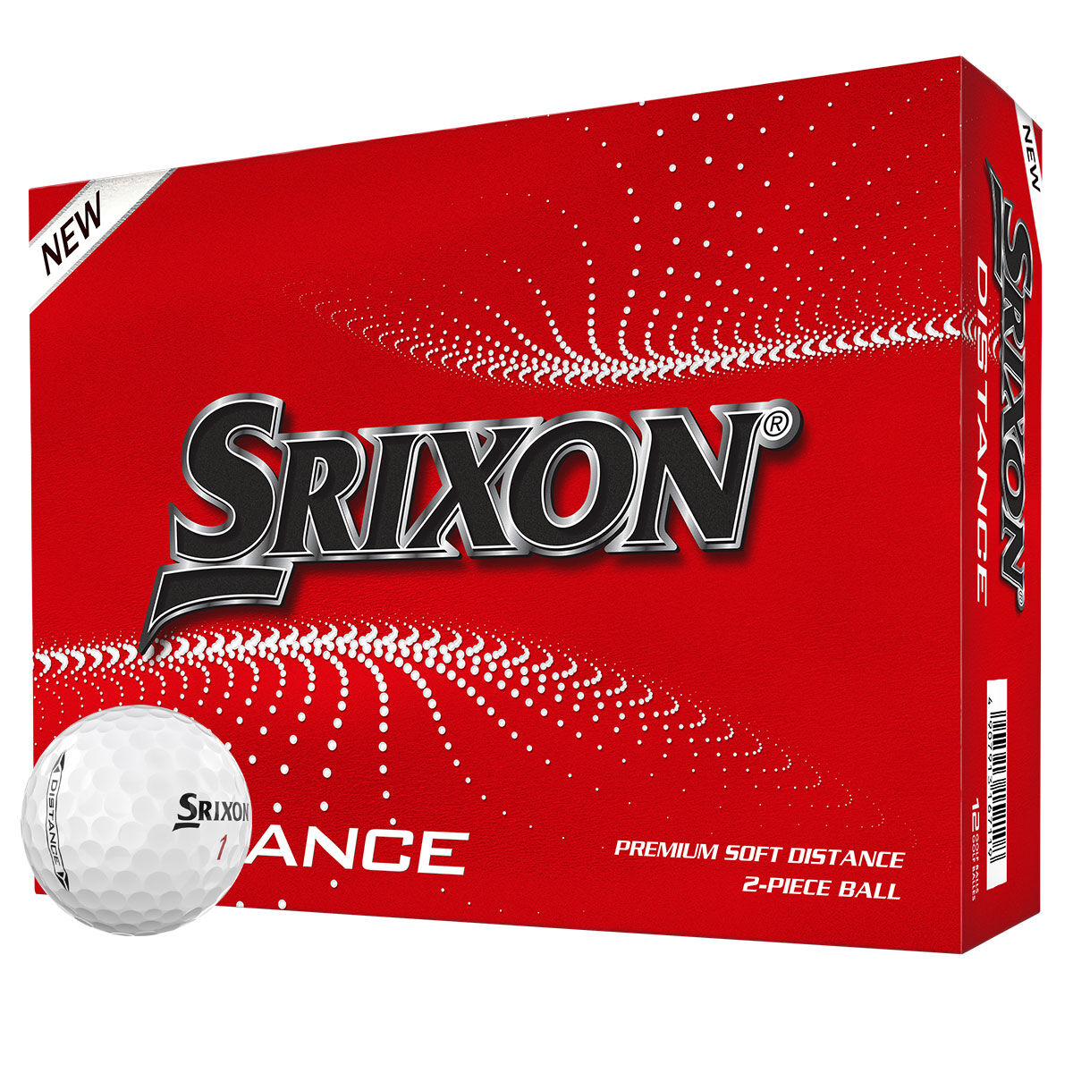 12 Balles de golf Srixon Distance 10, homme, White | Online Golf