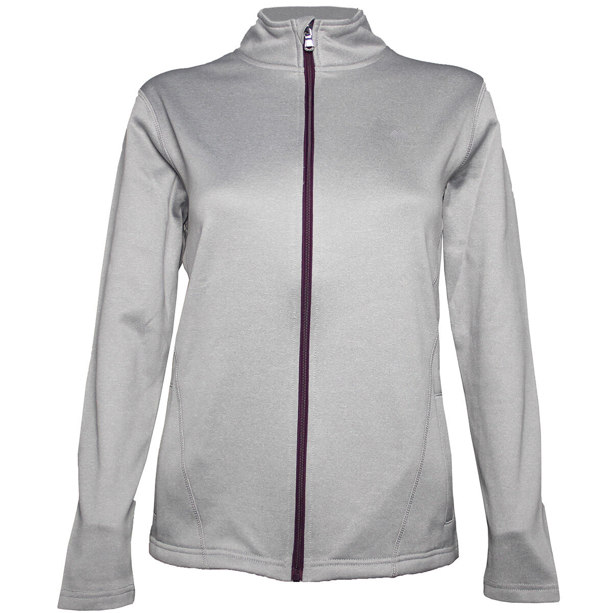 Coupe-Vent Palm Grove Full Zip Fleece Pour Femmes, femme, 12, Grey heather/peacoat | Online Golf
