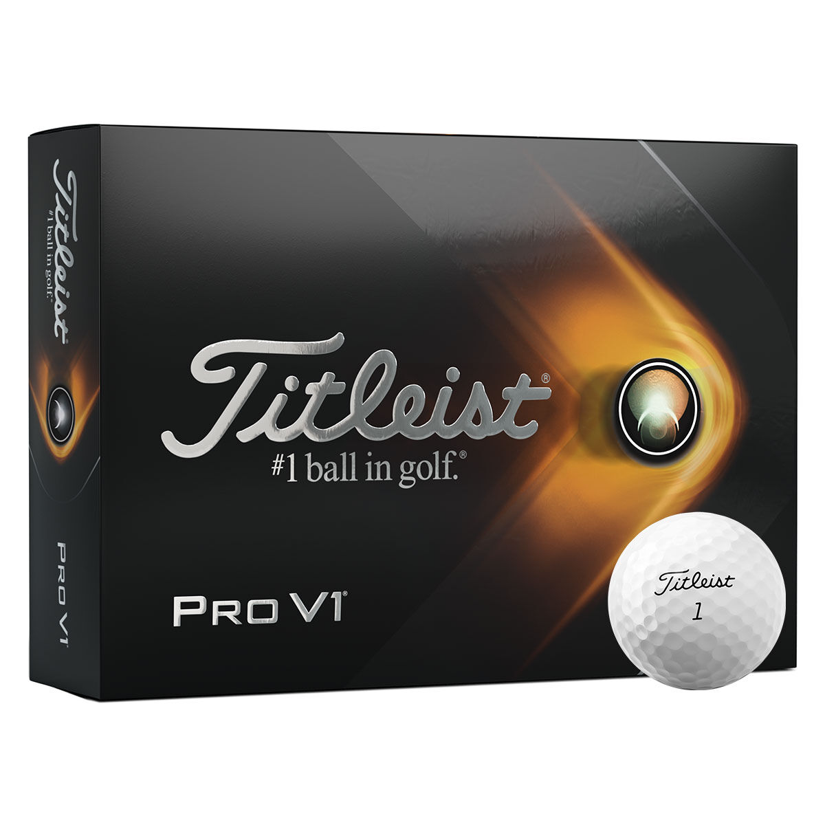 12 Balles de golf Titleist Pro V1 2021, homme, Blanc | Online Golf