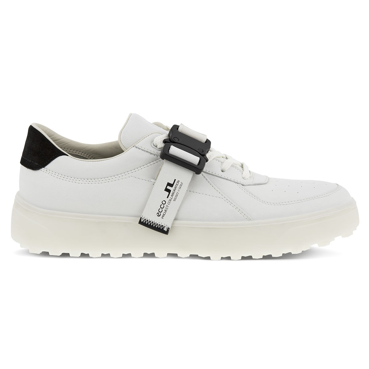 ECCO GOLF x J.Lindeberg Tray - Limited Edition Golf Shoes, Mens, White/black, 7.5 | American Golf
