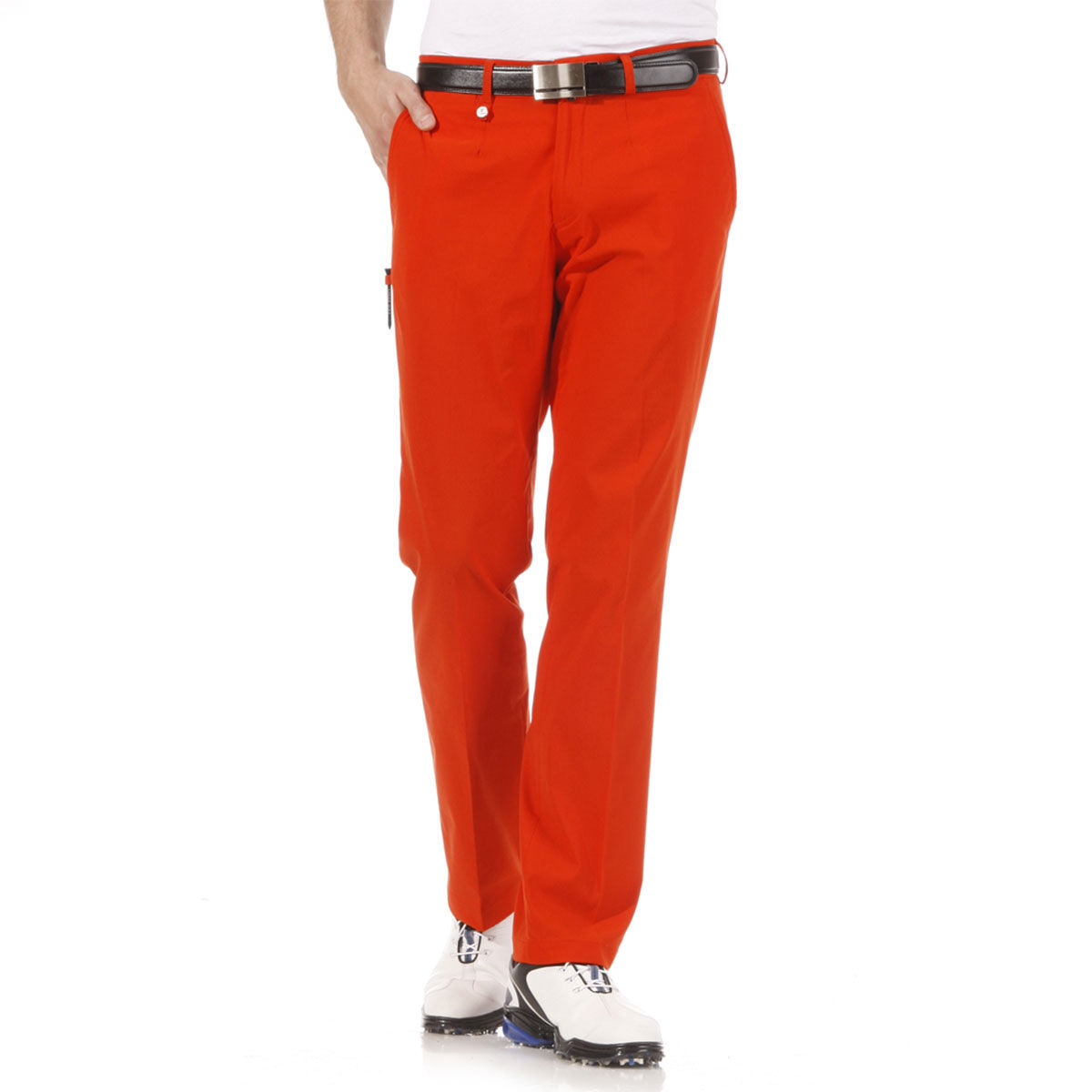 Pantalon GOLFINO Techno Stretch Microfibre, homme, Longue, Rouge, 40 | Online Golf