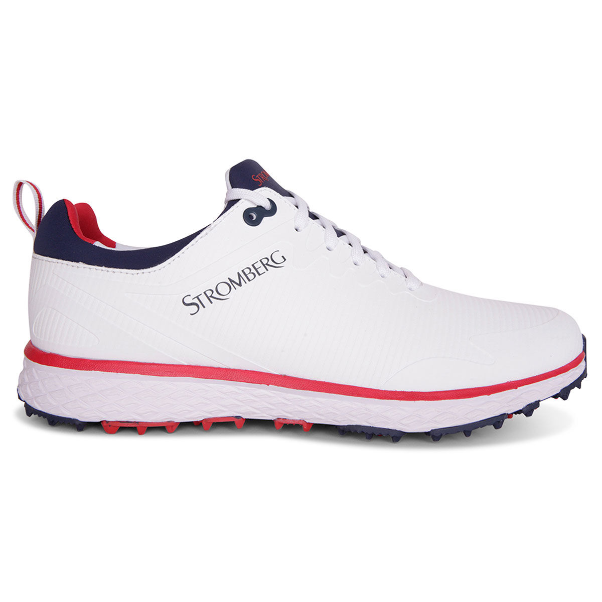 Chaussures Stromberg Tempo Spikeless, homme, White/red/navy, 7  | Online Golf