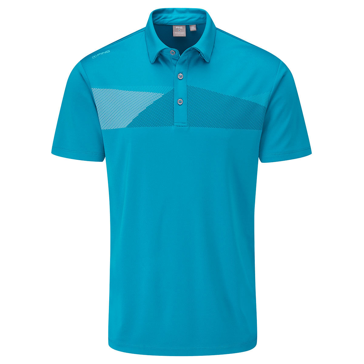 Polo PING Holten, homme, Petit, Pacific | Online Golf