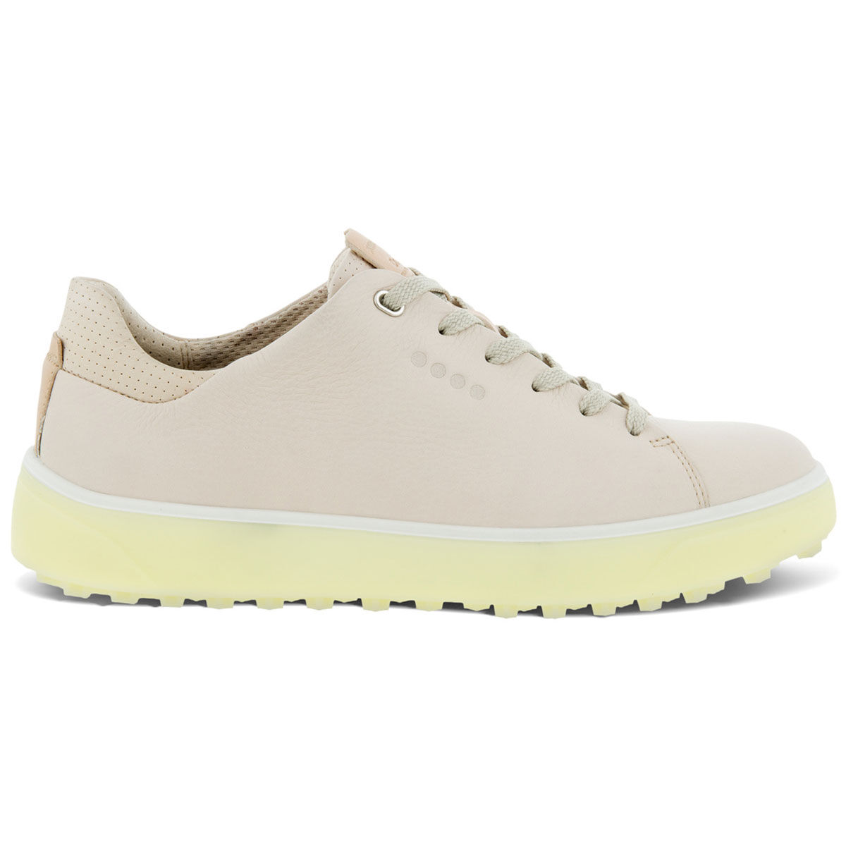 Chaussures ECCO Golf Tray pour femmes, femme, 4-4.5, Limestone/lime, Normal | Online Golf