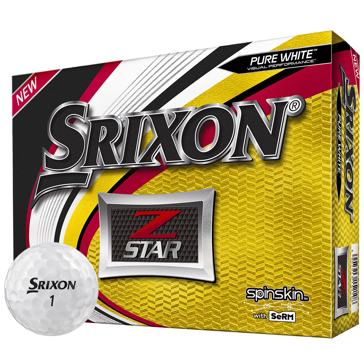 12 Balles de golf Srixon Z Star 2019, homme, Blanc | Online Golf