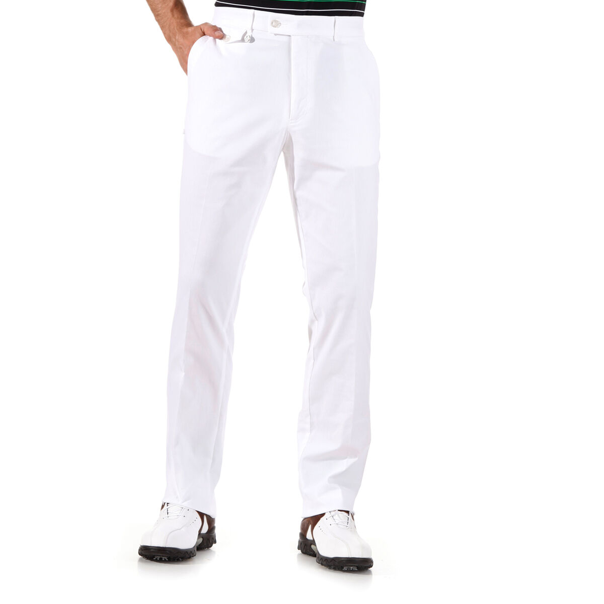 Pantalon GOLFINO Techno Stretch, homme, Longue, Blanc, 38 | Online Golf