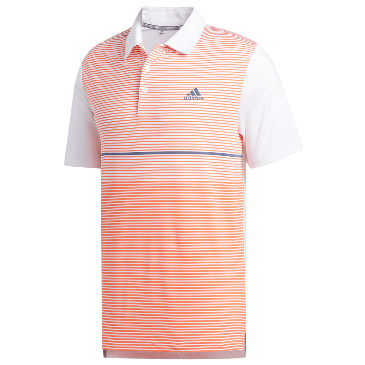 Polo adidas Golf Ultimate Colour Block, homme, Petit, Hi res coral | Online Golf