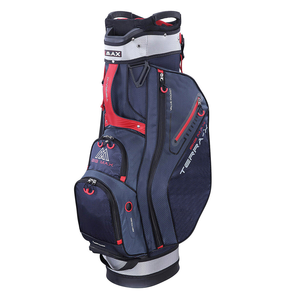 Sac chariot BIG MAX Terra X, homme, Navy/silver/red | Online Golf