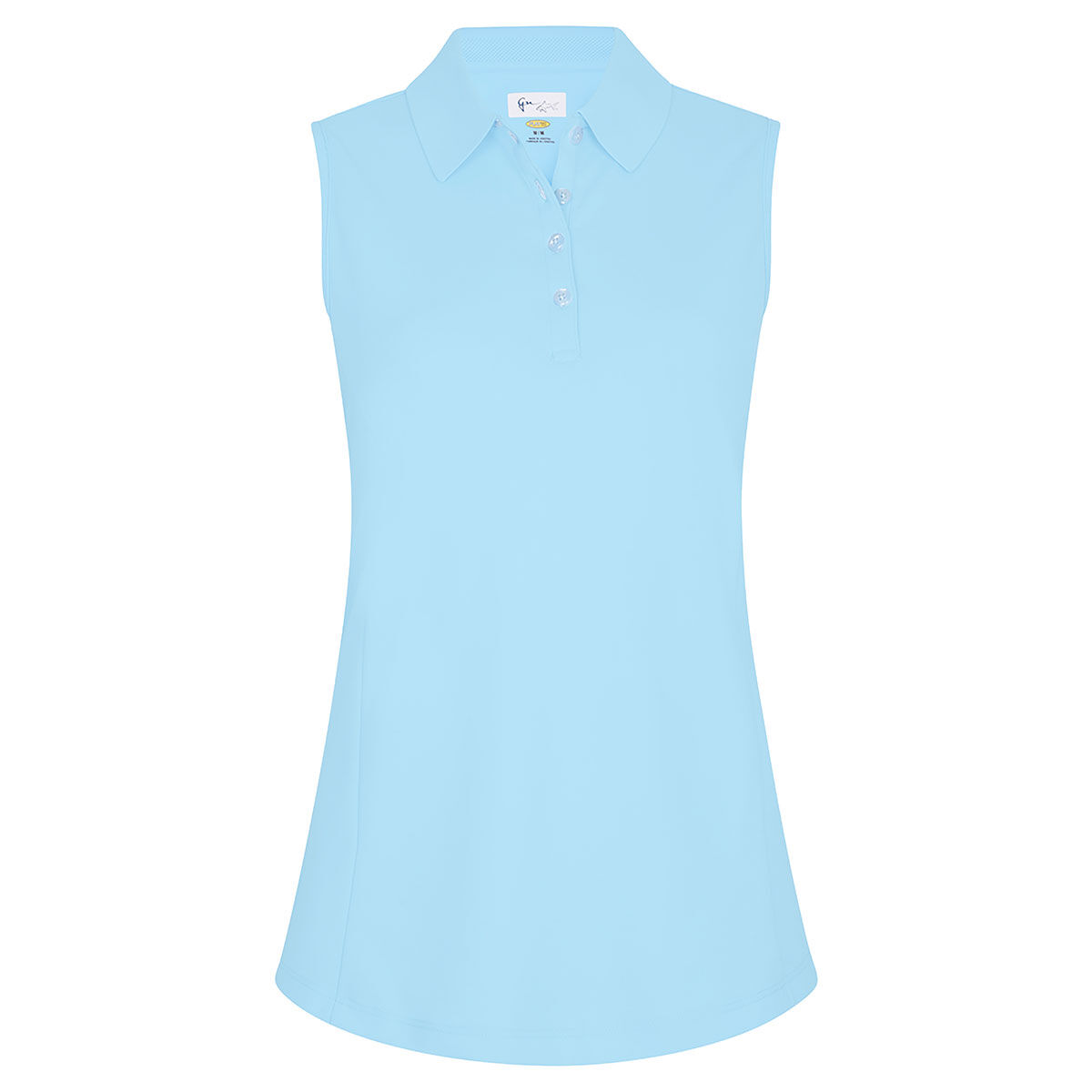 Polo Greg Norman Sleeveless pour femmes, femme, Small, Bliss blue | Online Golf