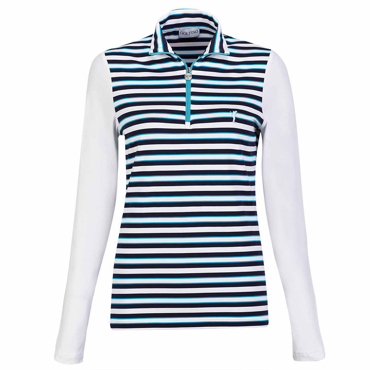 Vêtement intermédiaire GOLFINO Sea Salt pour femmes, femme, 8, Blue pearl | Online Golf
