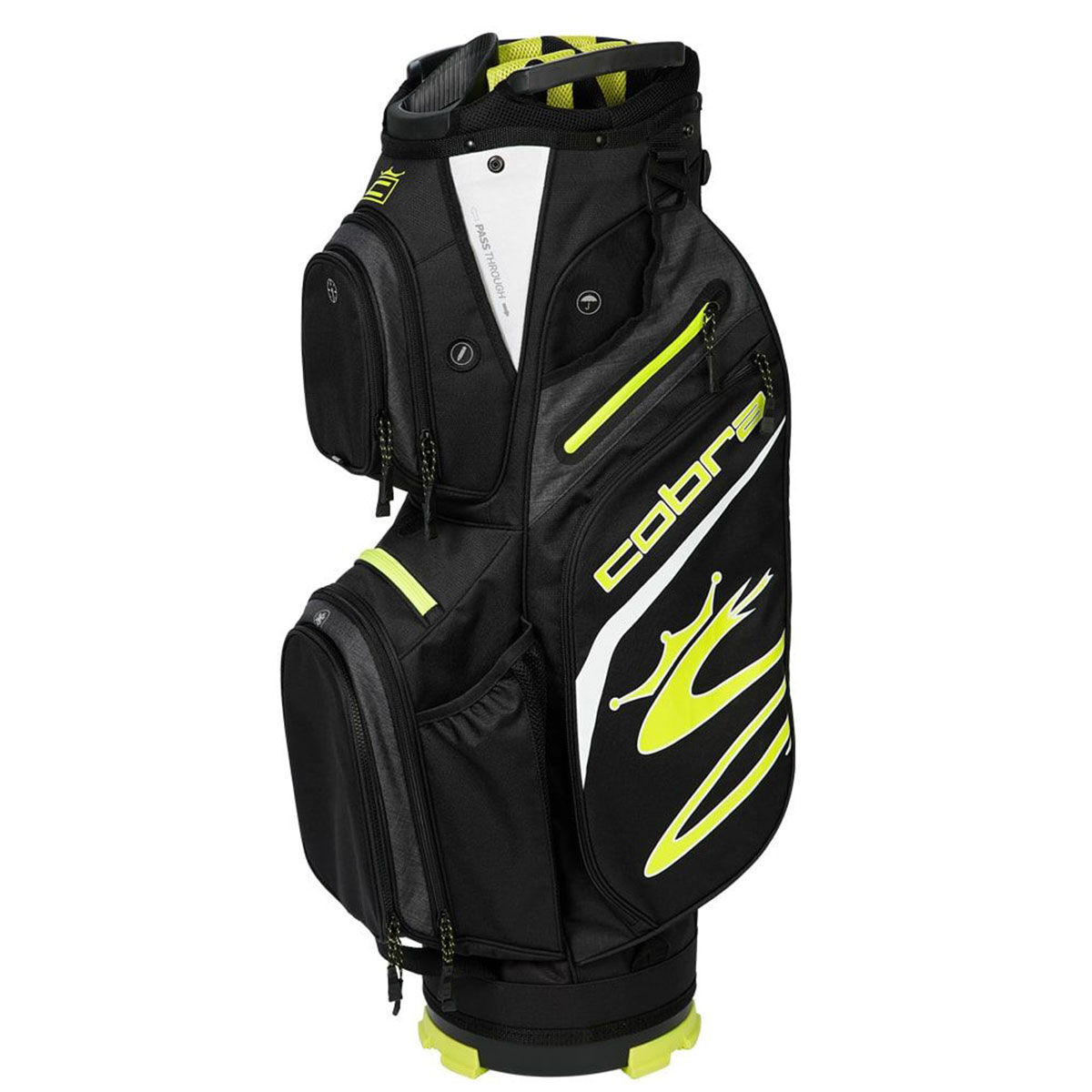 Sac chariot Cobra Golf Ultralight, homme, Black/yellow | Online Golf