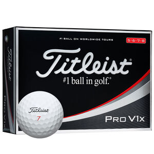 12 Balles de golf Titleist Pro V1x High Number 2017