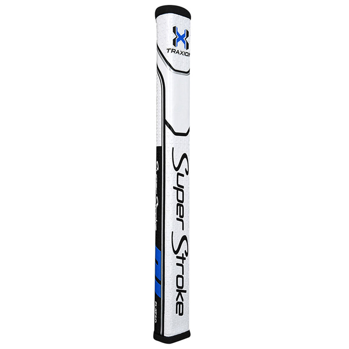 Poignée de Golf Putter SuperStroke Traxion Flatso 1.0, homme, Noir/Bleu/Blanc | Online Golf