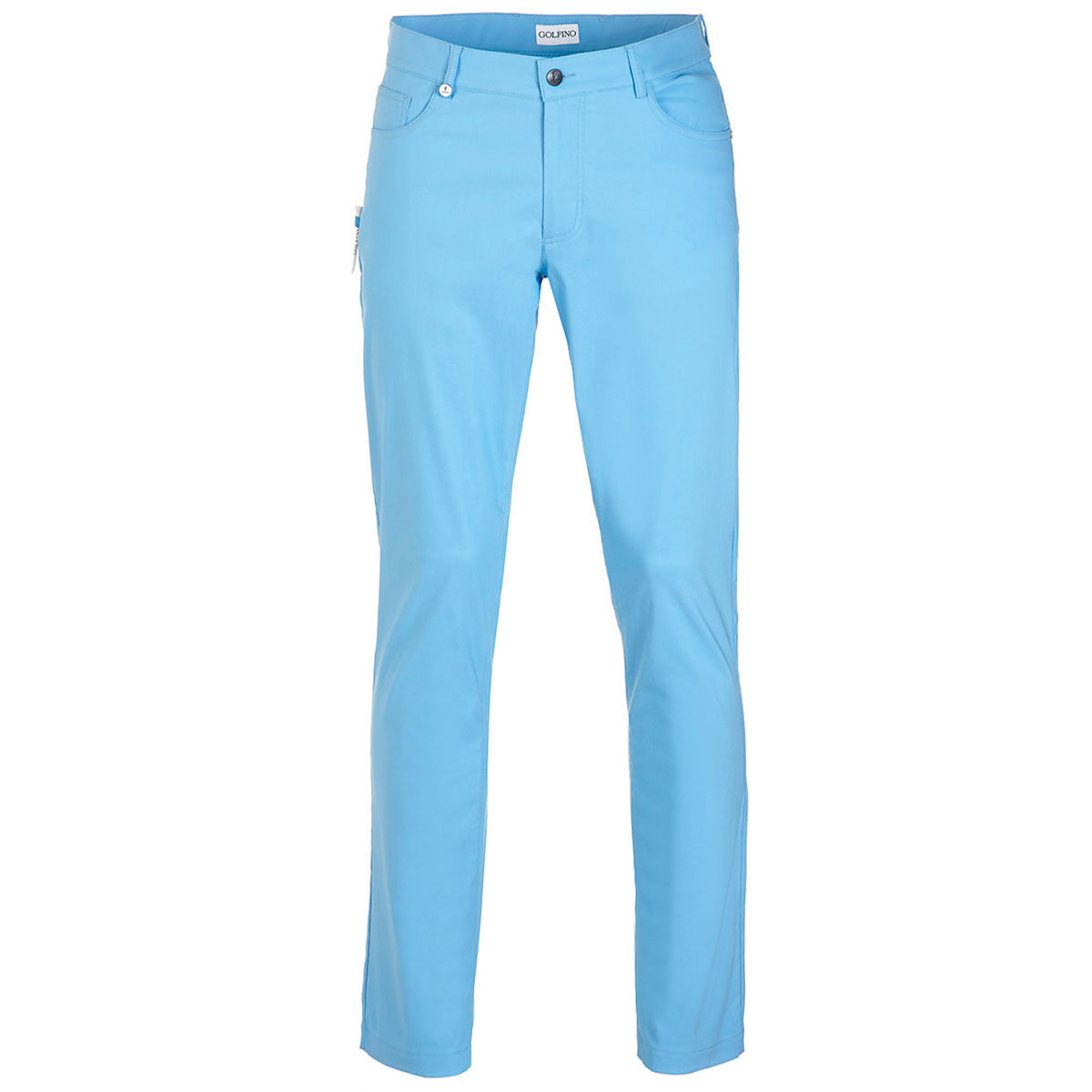 Pantalon GOLFINO Techno Stretch 5-Pocket, homme, Longue, Bleu, 38 | Online Golf