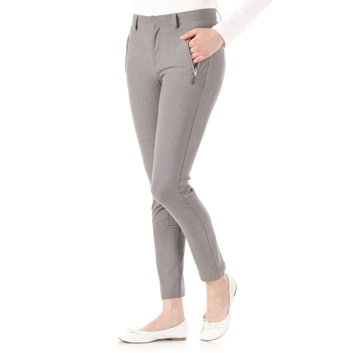 Pantalon GOLFINO Techno Stretch Tweed pour femmes, femme, Brun, 18 | Online Golf