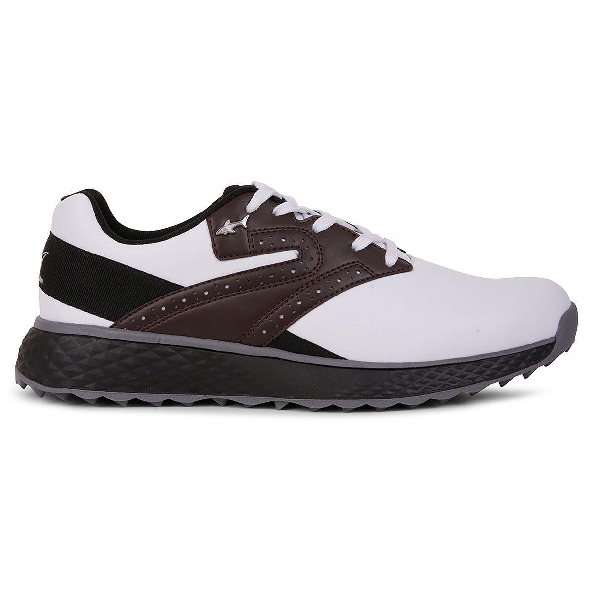 Chaussures Greg Norman Maidens, homme, 7, Blanc/Brun | Online Golf