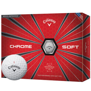 12 Balles de golf Callaway Golf Chrome Soft 2018