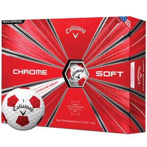 12 Balles de golf Callaway Golf Chrome Soft Truvis 2018