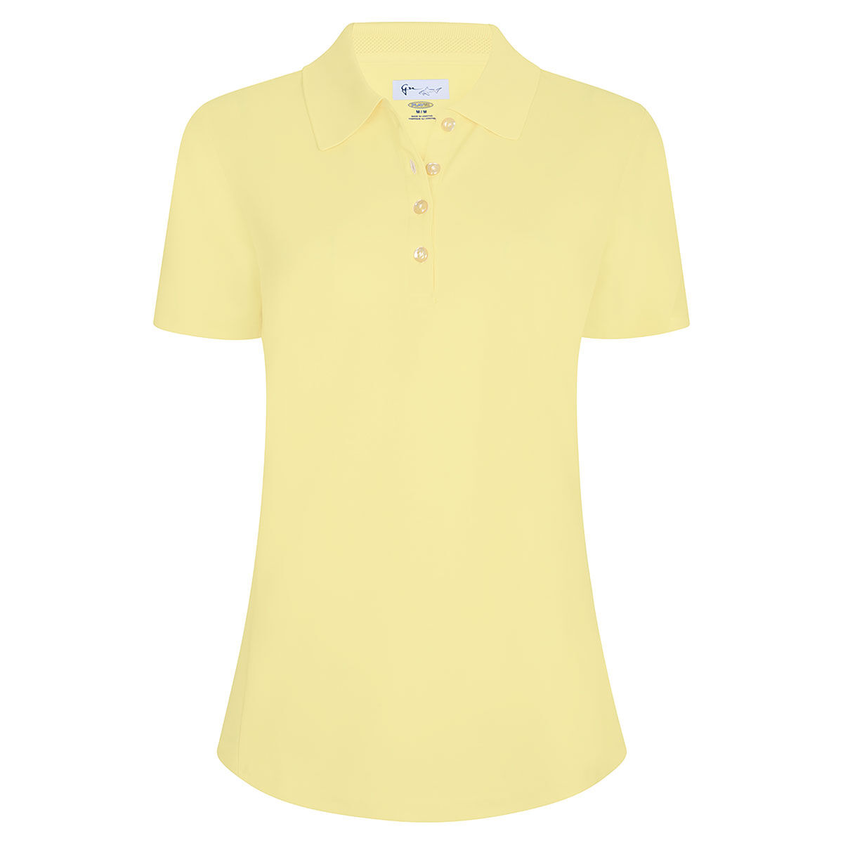 Polo Greg Norman Essential pour femmes, femme, Small, Solar | Online Golf