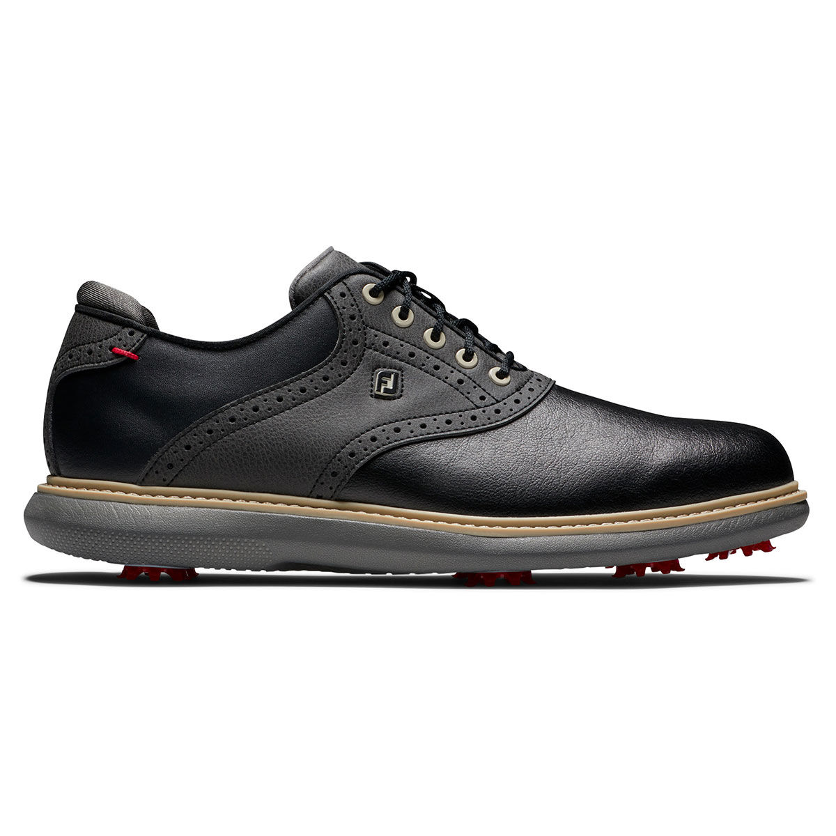 Chaussures FootJoy Traditions, homme, 7, Noir, Normal | Online Golf