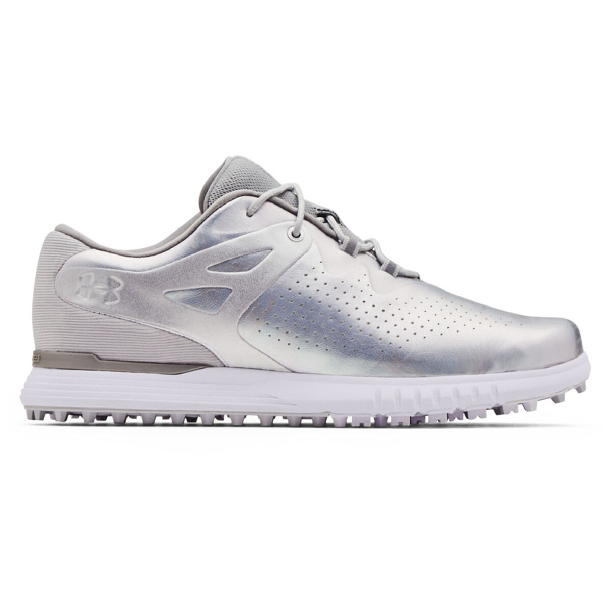 Chaussures Under Armour Charged Breathe pour femmes, femme, 4, White/silver/silver | Online Golf