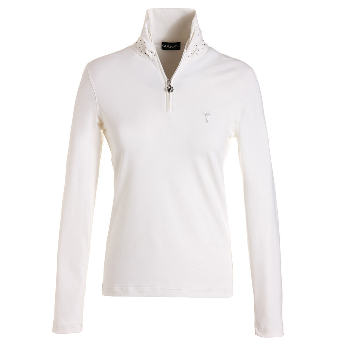 Vêtement intermédiaire GOLFINO Dry Comfort pour femme, femme, 40, Blanc | Online Golf