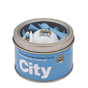 Lot balle et tee de la collection Premier Licensing Manchester City