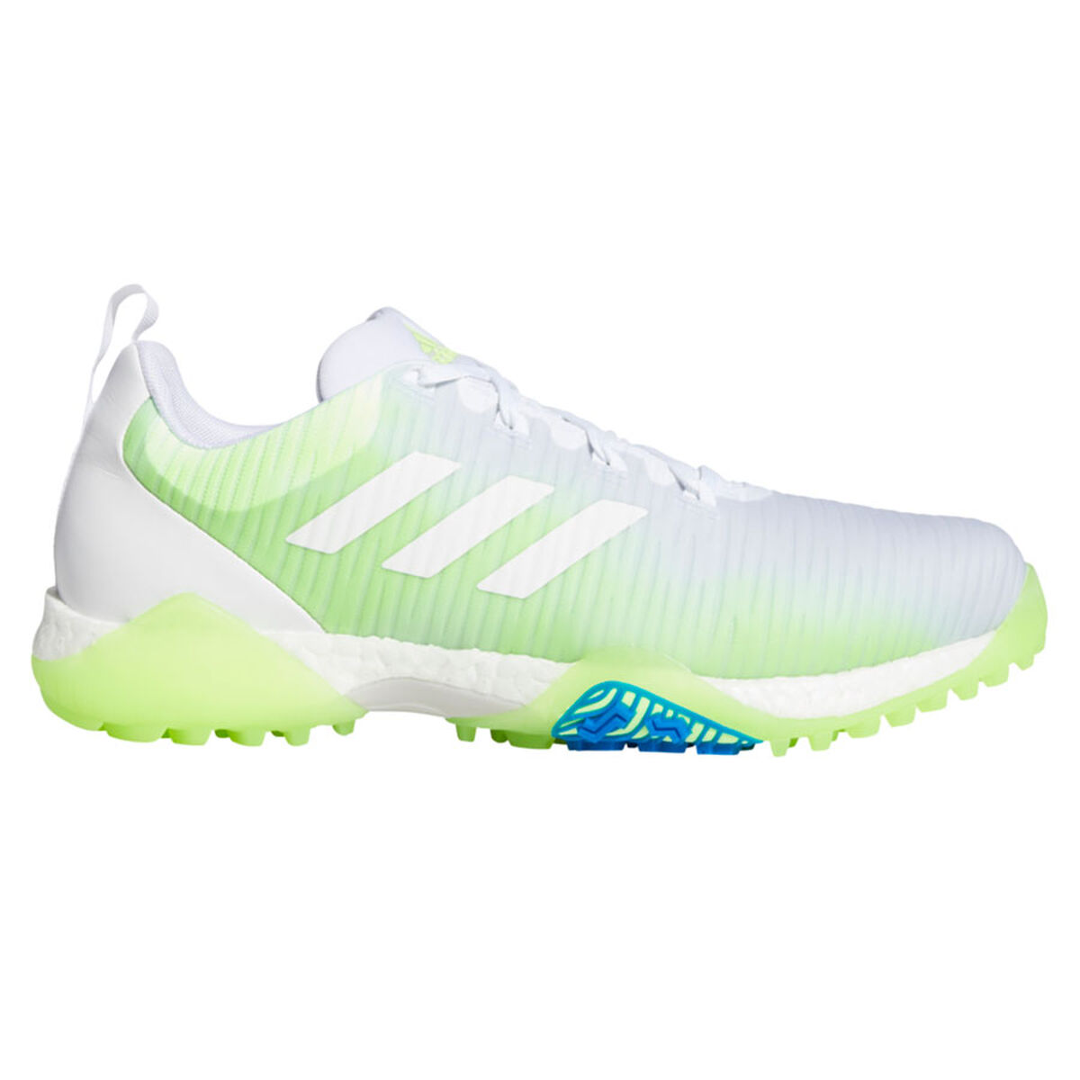 Chassures adidas Golf CodeChaos, homme, 7, White/signal green, Normal | Online Golf