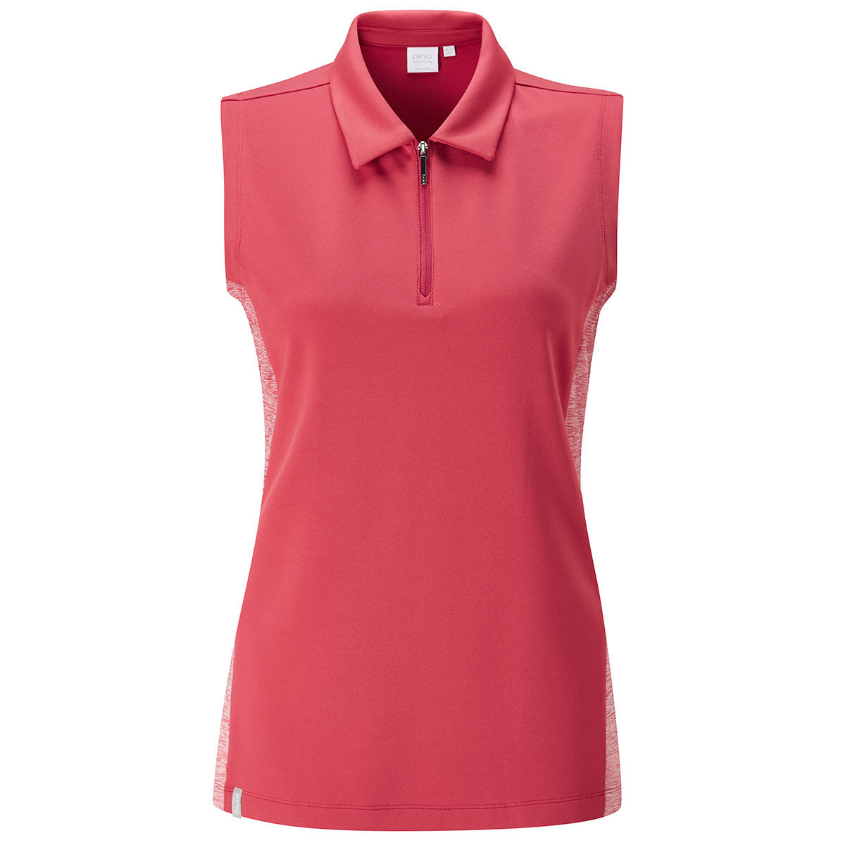 Polo PING Sandy pour femmes, femme, 10, Iron/red | Online Golf