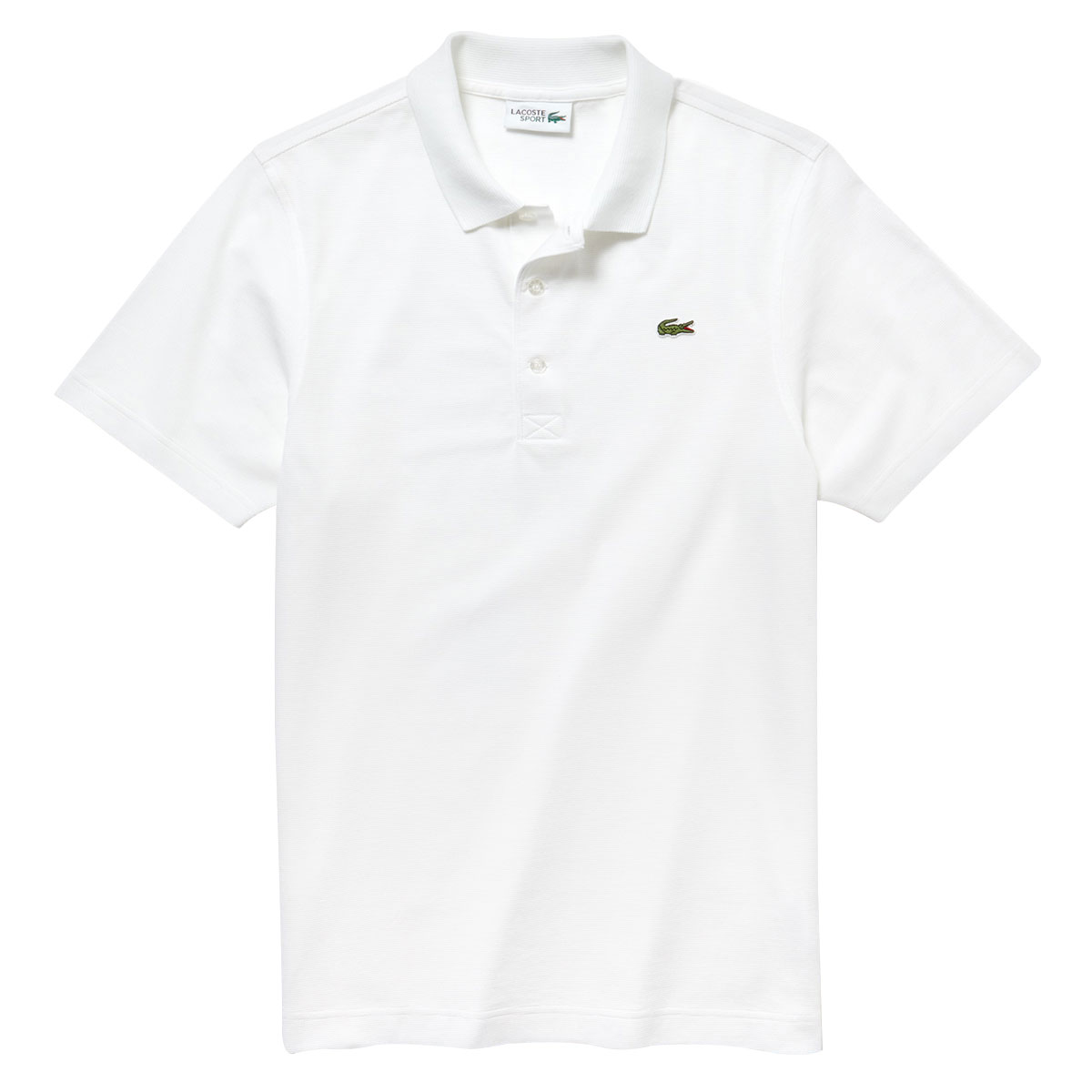 lacoste plain white shirt