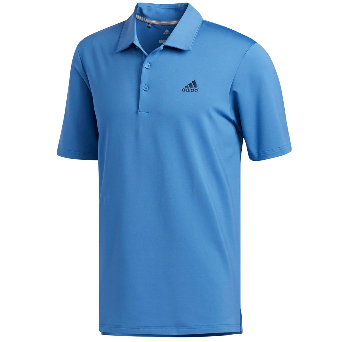 blue adidas golf shirt